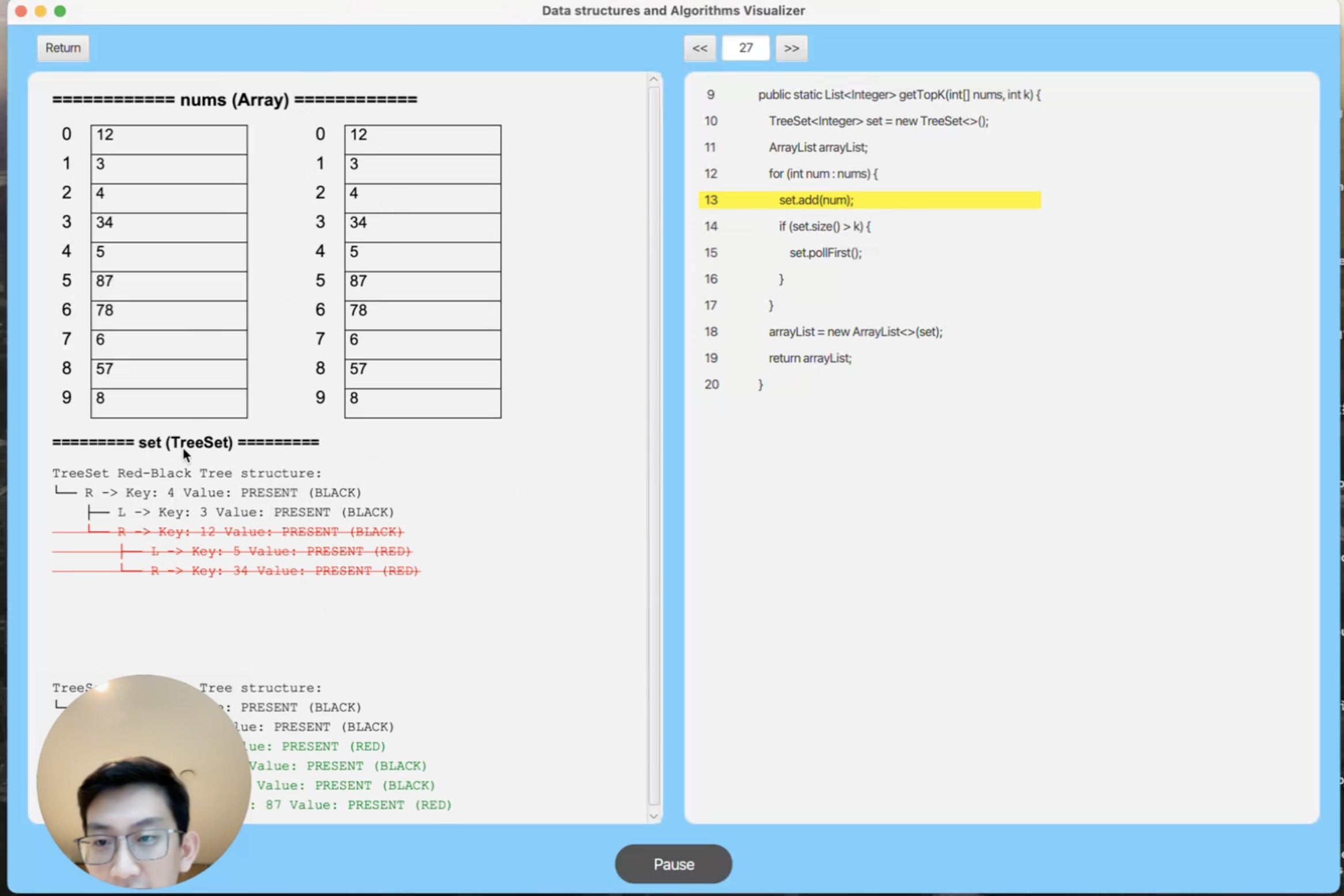 Dynamic and Static Analysis-Driven Data Structures Visualization System
