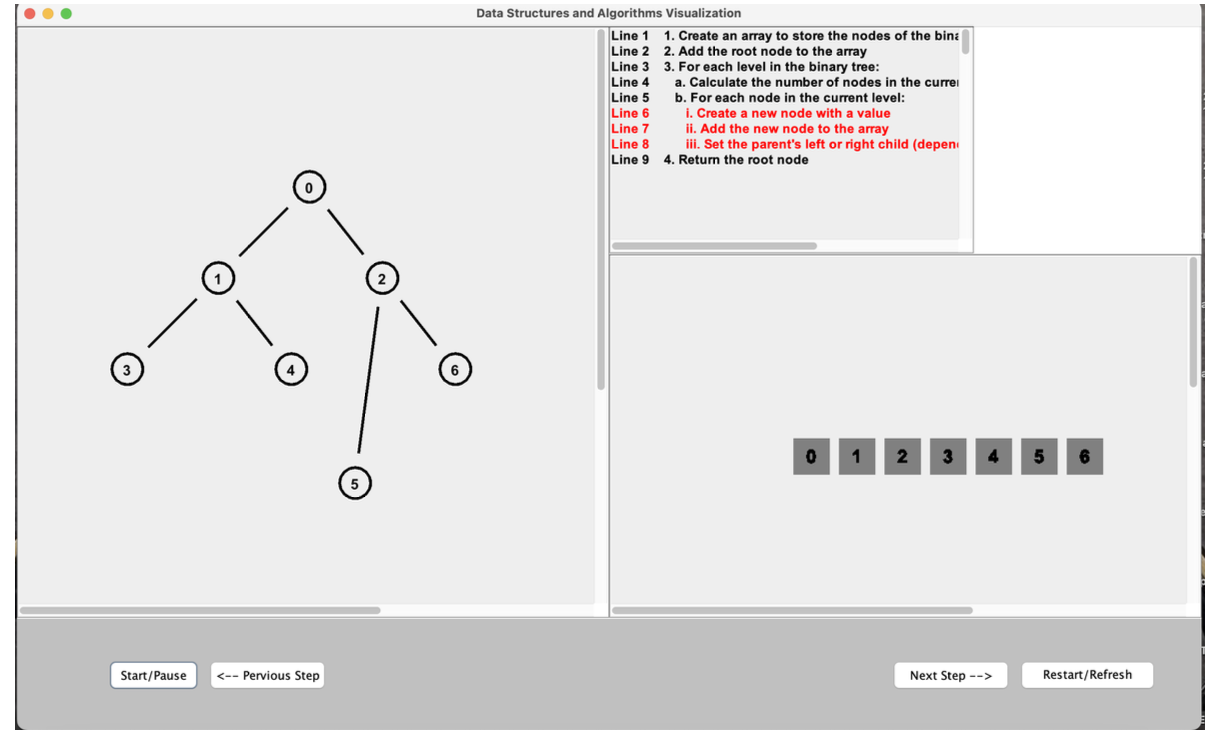 Data Structures Visualization Tool